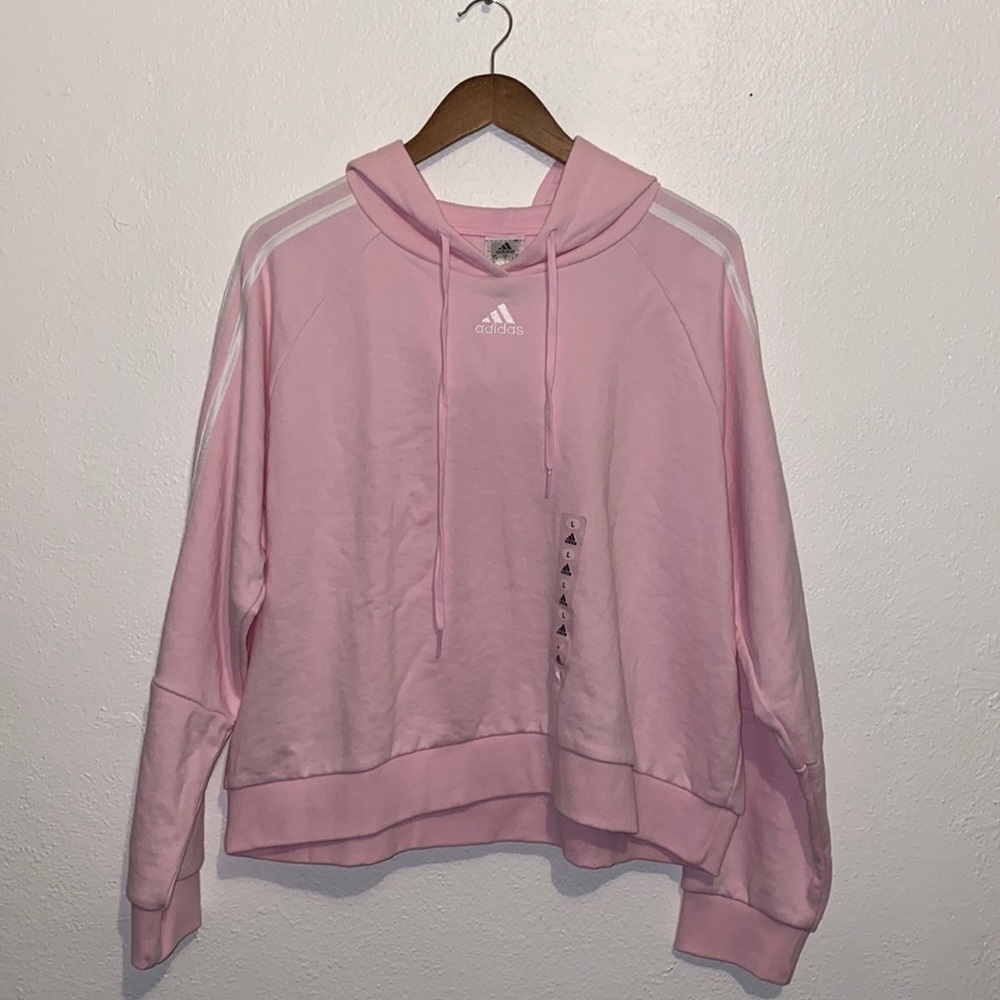 Adidas Relaxed Fit Pullover Hoodie